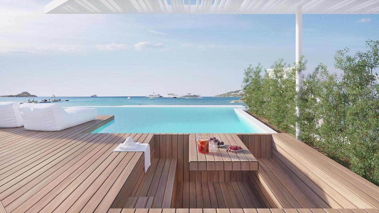 Mykonos Dove Beachfront Hotel Platys Gialos  Екстериор снимка